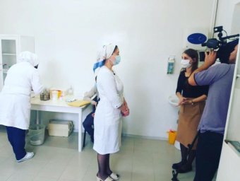 Сегодня съёмочная группа ГТРК &laquo;Ингушетия&raquo; снимала репортаж в нашем Центре. 2