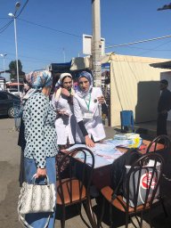 Сегодня сотрудники ГБУ &laquo;РЦПБ СПИД и ИЗ&raquo; принимали участие в мобильной диспансеризации. 1