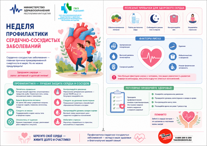 Неделя профилактики сердечно-сосудистых заболеваний