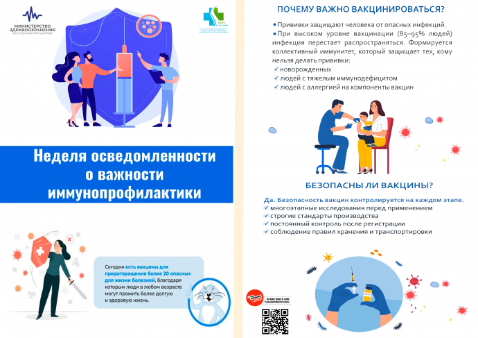 Неделя осведомленности о важности иммунопрофилактики