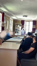 Специалисты «СПИД-центра» провели встречу с пациентами реабилитационного центра «Низам» 2 Специалисты «СПИД-центра» провели встречу с пациентами реабилитационного центра «Низам» 2
