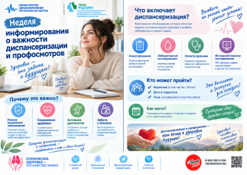Неделя информирования о важности диспансеризации и профосмотров